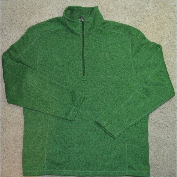 The North Face Other - The North Face TNF A7RF Green 1/4 Zip Pull Over Jacket Men's‎ Size Large